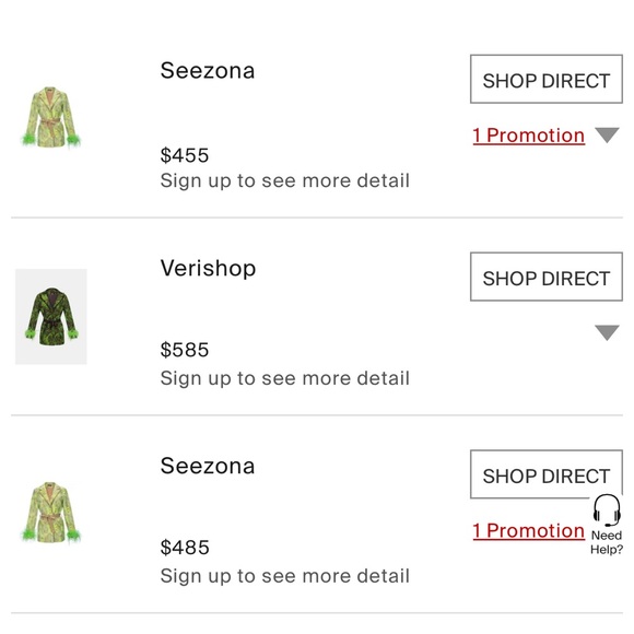 ANDREEVA Mint Jacqueline Jacket With Detachable Ostrich Feather Cuffs Sz XS - Picture 5 of 14